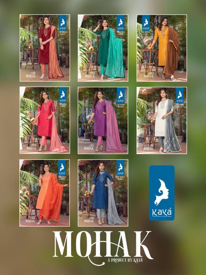 Mohak By Kaya 01 To 08 Readymade Salwar Suits Catalog
